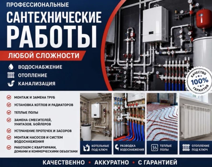 Сантехника установка котлов