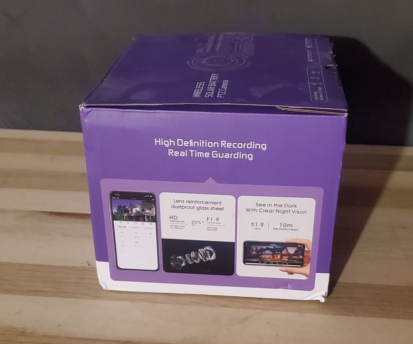 Camera supraveghere video PTZ ICSEE 3 MP cu panou solar