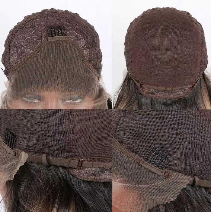 Къса къдрава платинено руса перука Mixed Blonde – Lace Front 35 см