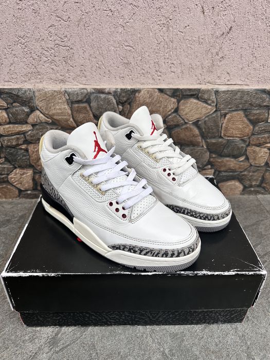 Jordan 3 White cement