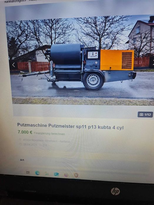 Putzmeister SP 11 DQR pompa de tencuit