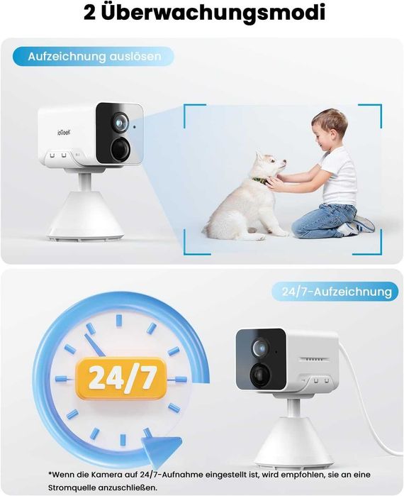 ieGeek 1080P HD камери за видеонаблюдение- 2броя