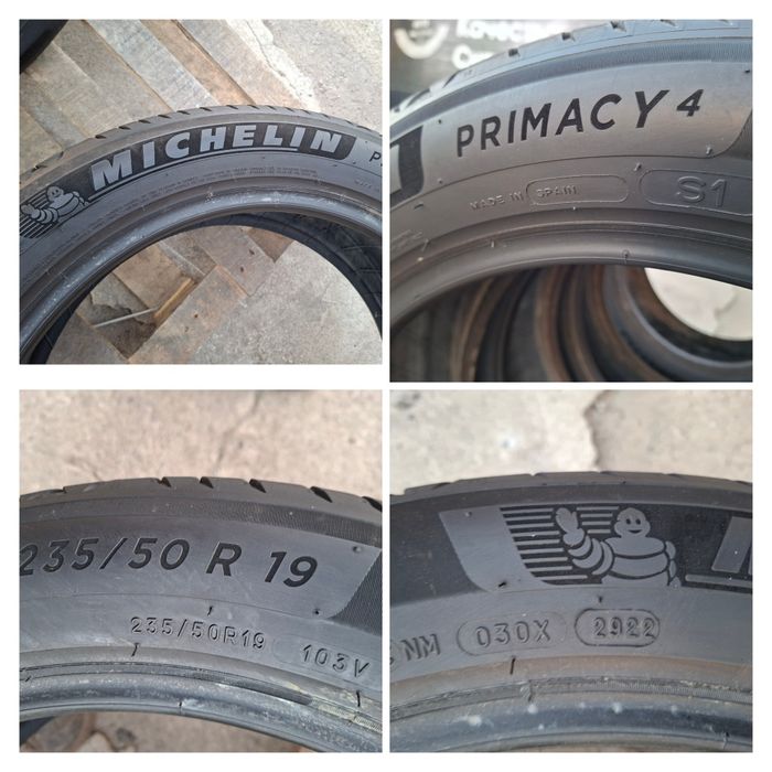 4бр. 235/50/19 Michelin Primacy 4 2022г.