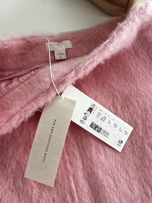 Arket fusta lana pentru primavara roz