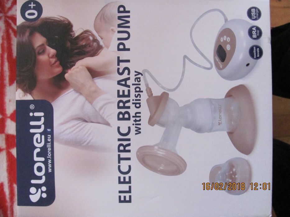 Lorelli Baby Care Електрическа помпа за кърмачки с дисплей и шише 150