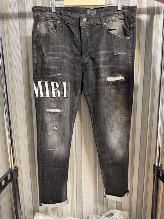Blugi Amiri negru premium