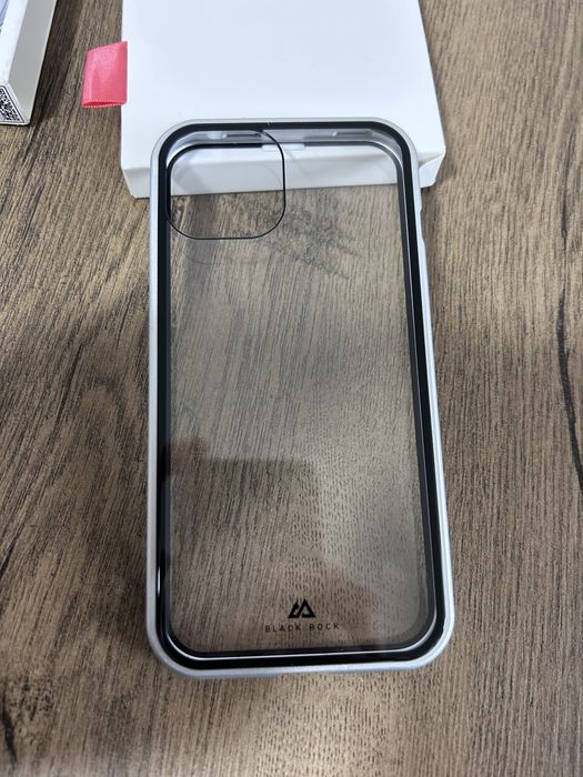 Husa iphone 14 sticla securizata Black Rock