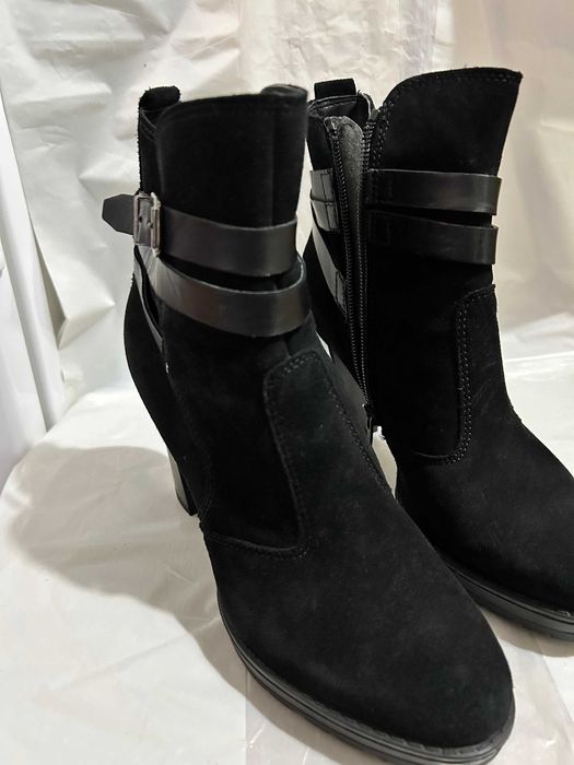 botine scurte cu toc Ellen Blake, negru, marimea 37