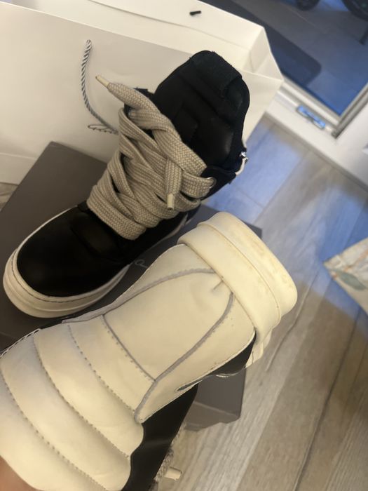 Rick Owens geobasket jumbo laces