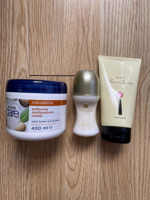 Комплект AVON - Крем за тяло, Лосион, Ролон