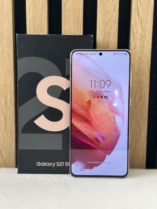 Samsung S21 5G 128 Gb Pink Roz Dual Sim Stare Excelenta  Liber Retea