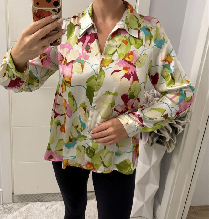 Риза сатенирана Zara