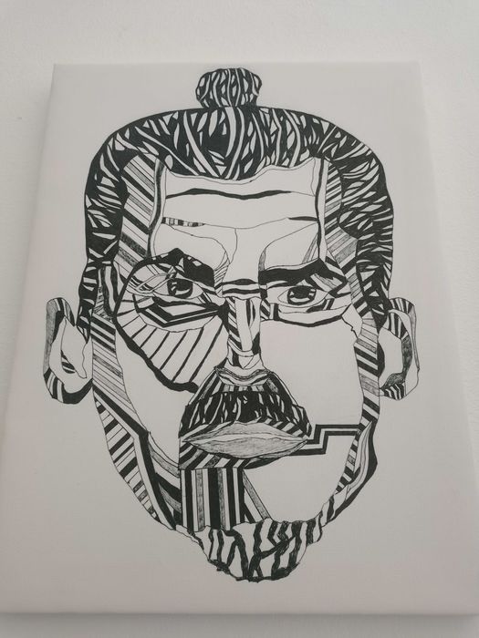 Tablou realizat in pix printat