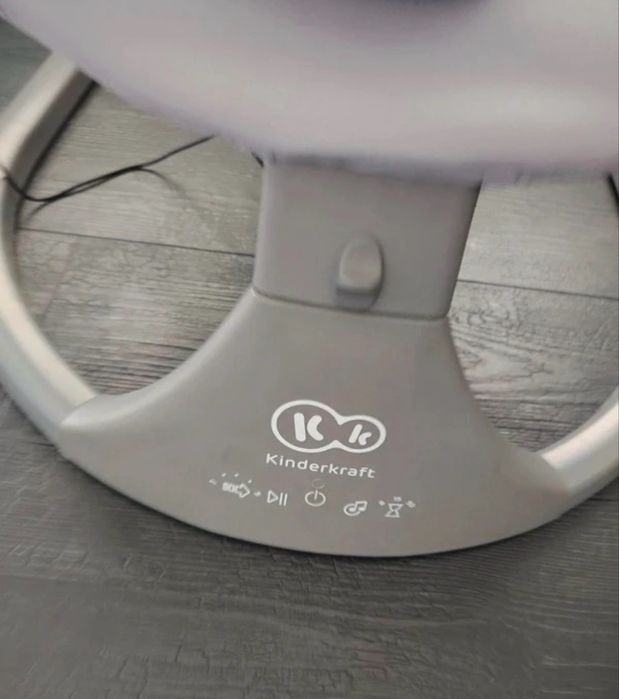 Leagan electric 2 in 1 Kinderkraft LULI, Gri