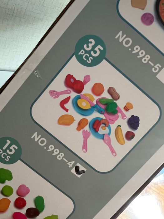 Лот играчки - Количка за пазаруване с продукти, зеленчуци за рязане, Малък кит с въздушна топка, Забавна маса с риболов, въдици и рибки, водна масичка