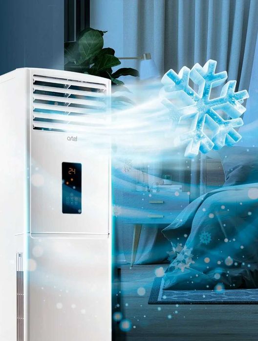 Кондиционер ARTEL 24/100 SPLINT Колонный INVER Установка доставка