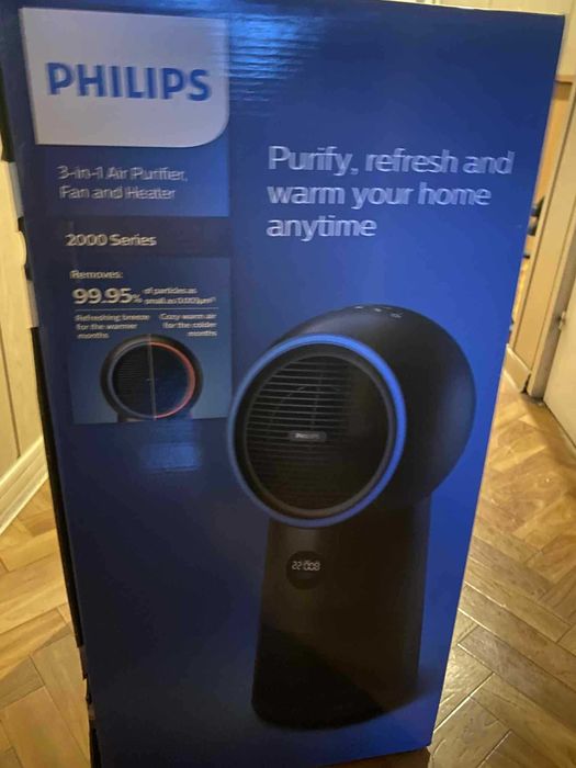 Philips 3-in-1 Air Purifier, Fan and Heater – 2000 Series