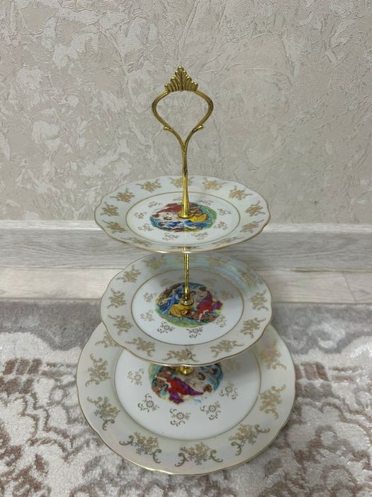 Этажерка Мадонна Перламутр 3 яруса