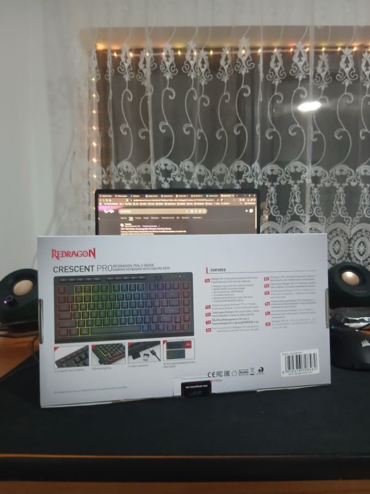 Tastatura Gaming Redragon Crescent PRO Black