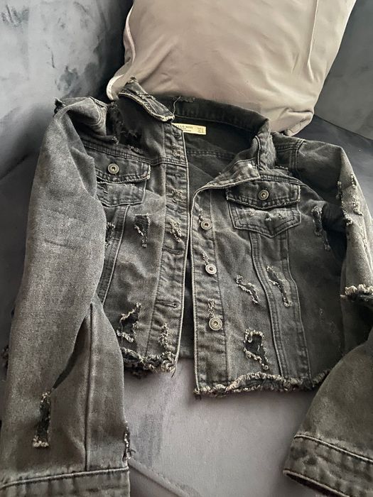 Ръчно рисувано дънково яке