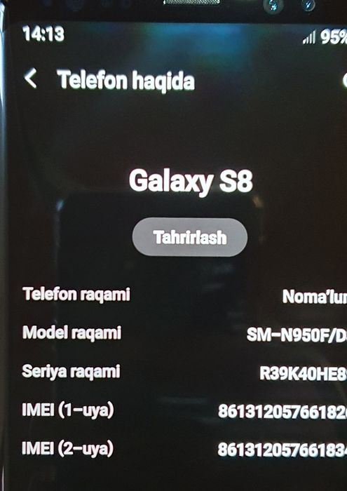 Samsung galaxy S8 Horatio ideal