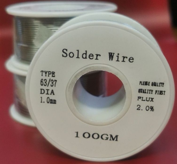 Качествен тинол за запояване 1 мм. Тинола е а съотношение 63/37