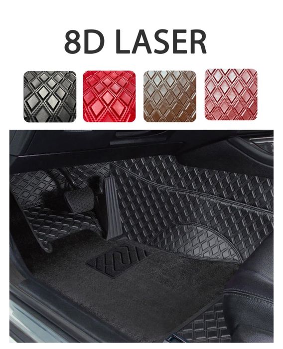 Полик 3д 5д ева эва резина лезка ворс коврик чехол багаж авто накидка