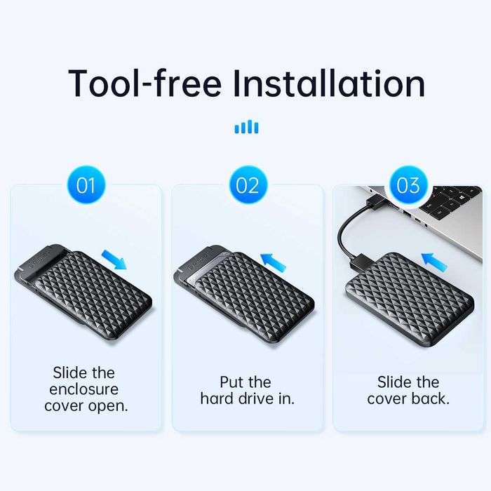 СКИДКА!! HDD case box (Внешнее Корпус) для жесткого диска 2.5"