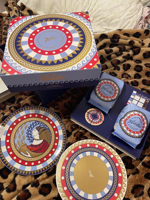 красива чиния Сицилия паста подарък