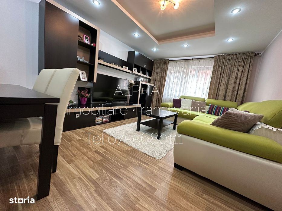 Apartament 3 camere,et.3, finisat ,mobilat,Bradet | Str.Avram Iancu