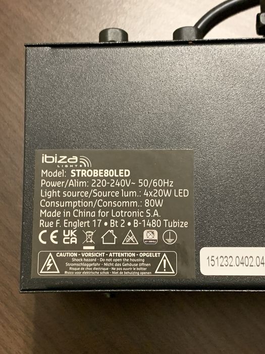 Stroboscope ibiza 80w