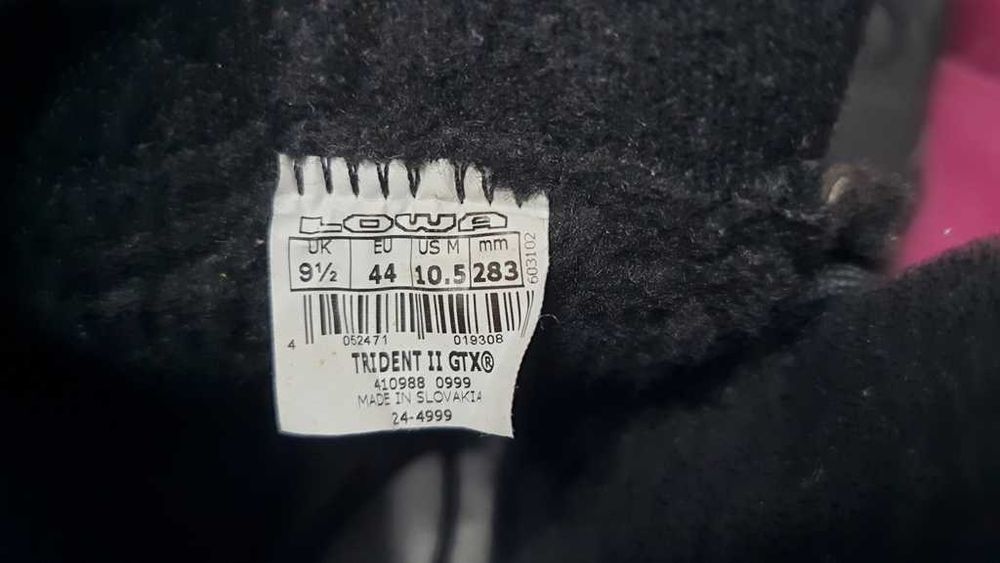 Ghete trekking LOWA Trident 2 goretex gtx marimea 44