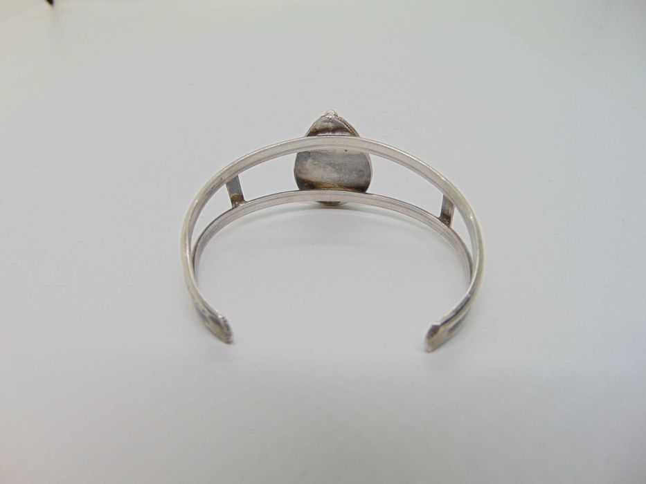 Bratara navajo din argint cu turcoaz