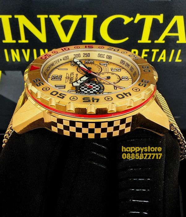 INVICTA Racing Gold 48 mm, Инвикта нов ръчен часовник