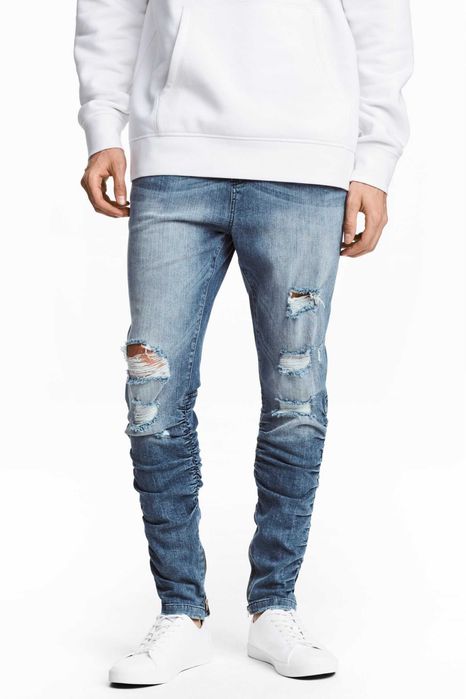 H&M HM Slim Low Jogger джогър FOG Fear of God набрани с цип на крачола