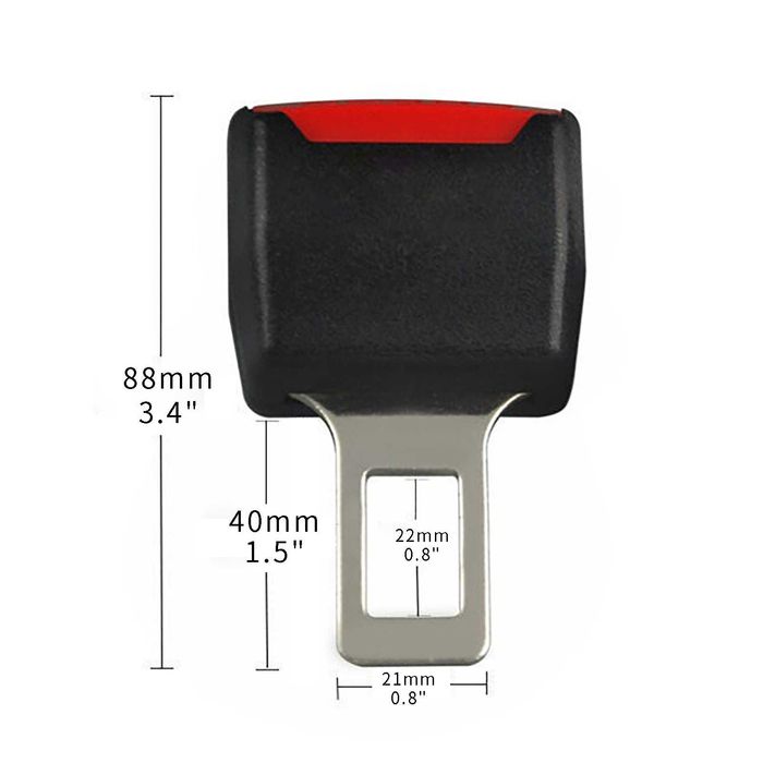 Универсален комплект 2 броя закопчалки за предпазен колан за автомобил