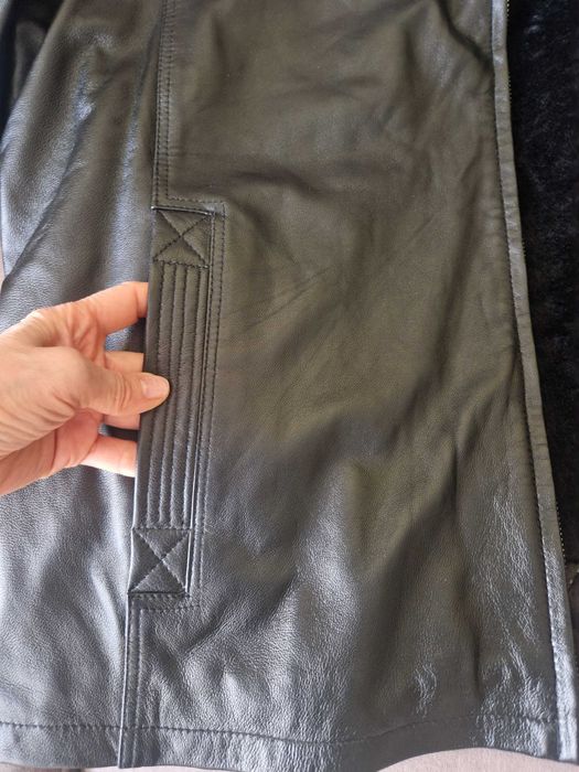 Мъжко кожено зимно яке