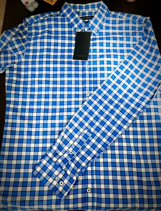 Нова мъжка риза ZARA, размер L/muscle fit/