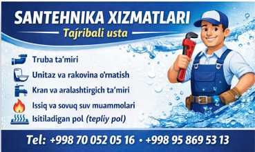 Santexnika xizmatlari