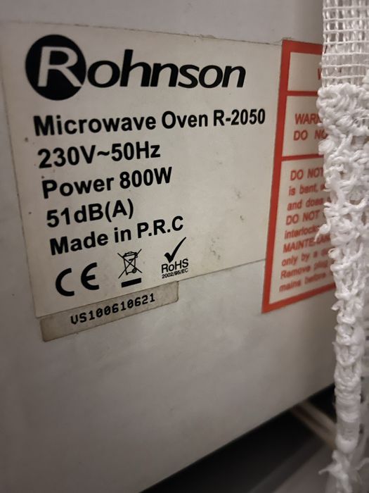 Микровълнова фурна Rohnson