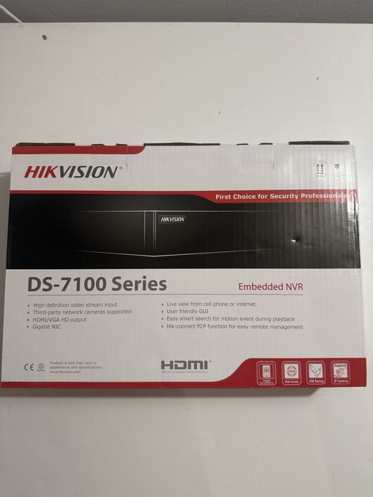 Комплект Hikvision видеонаблюдение – NVR + 5 IP камери (4× HiLook + 1× Hikvision 4MP)
