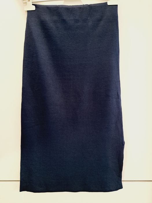 Ganni пола плетиво в тъмносин цвят р-р С