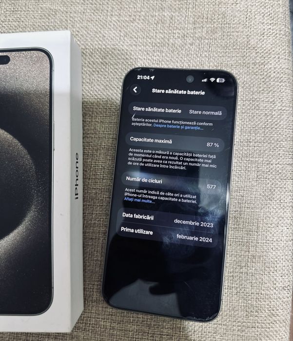 IPhone 15 pro max,256Gb