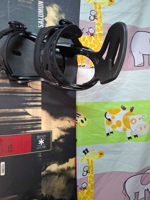 Placa snowboard 150 cm Salomon cu legaturi noi incluse