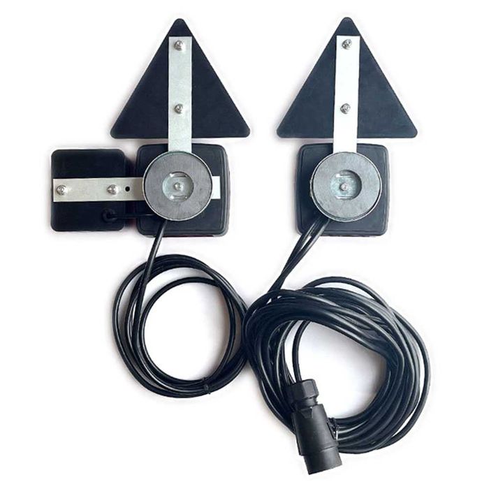 Магнитни стопове за ремарке, светлоотразители 2 бр., светлина за мъгла