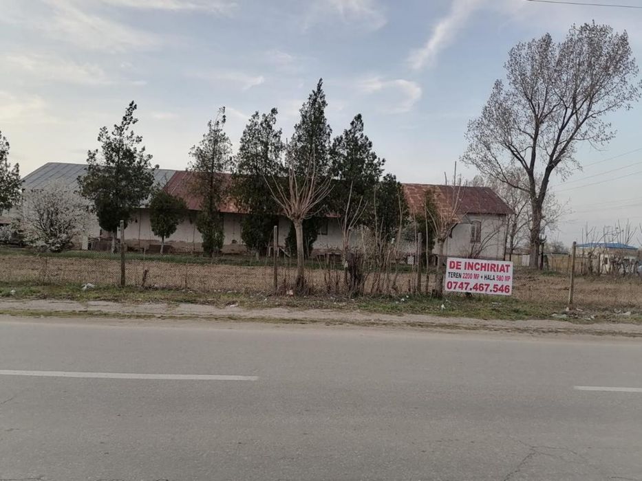 De inchiriat Teren 2200mp+ Hala 580mp