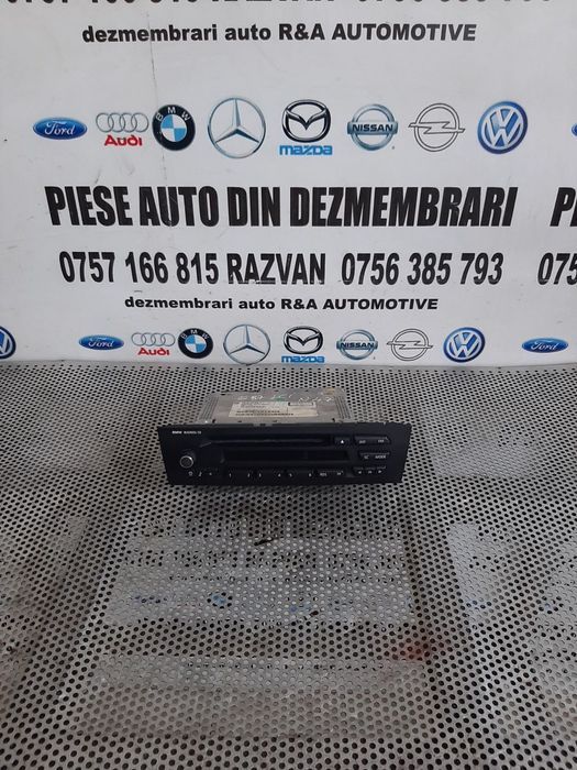 Radio Cd Bmw E90 E91 E92 E93 E87 E81 Cod 9229241 Display Ok Dezmembrez Bmw