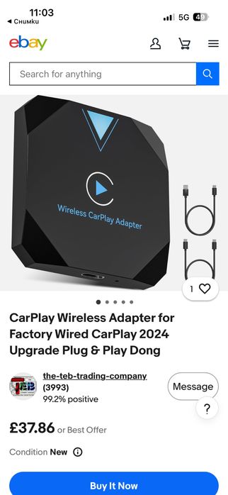 4 броя Wireliss CarPley Adapter