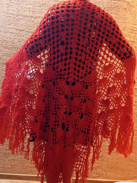 Пончо- платок ручной работы