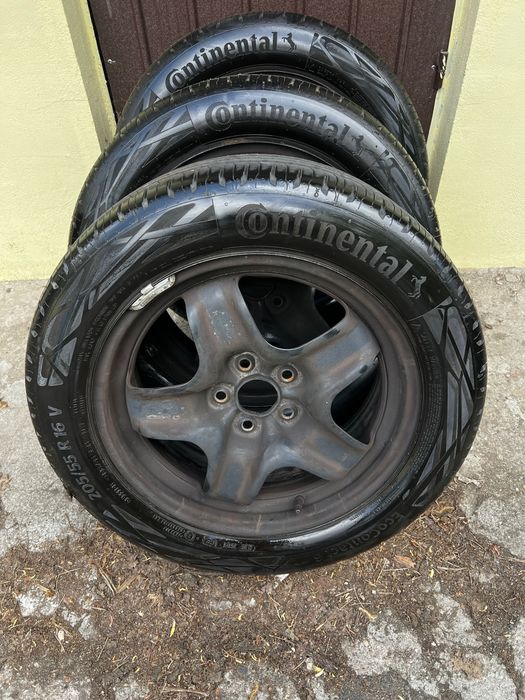 Jante Opel Astra K 5x105 cu anvelope 205/55 R16 Continental vara ca noi!